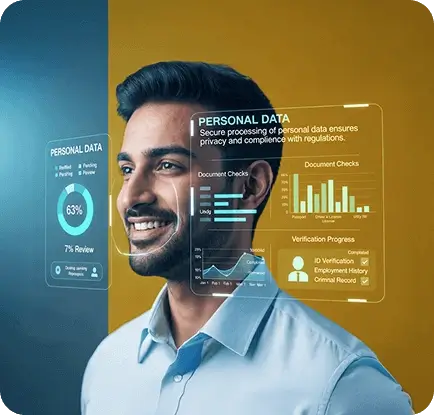 CredOps by Credentia - Automated Verification Stage Verification workflow managed within Credentia’s enterprise verification platform using secure employee verification software.