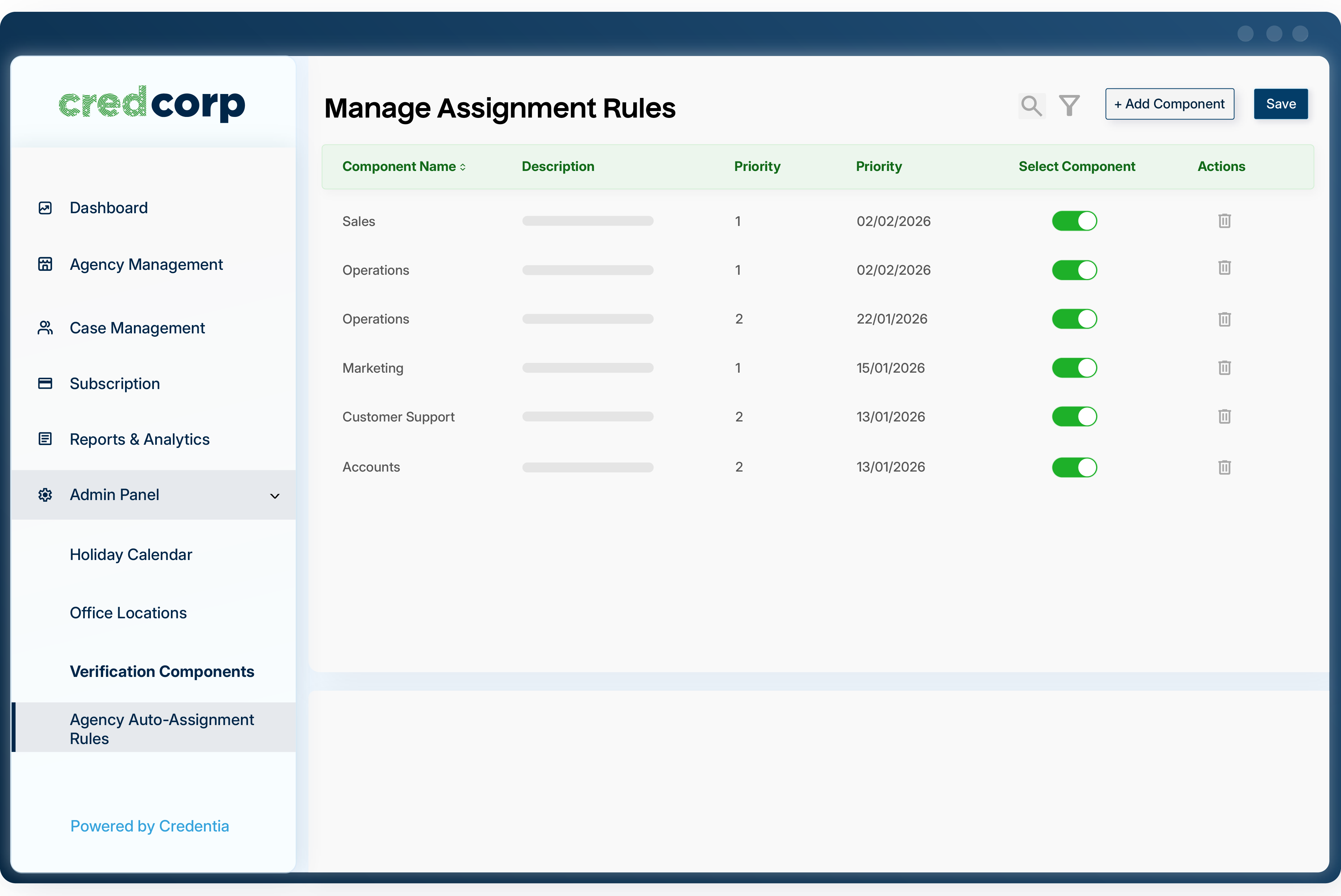 Configuring Rule-Based Automated Workflow with CredCorp