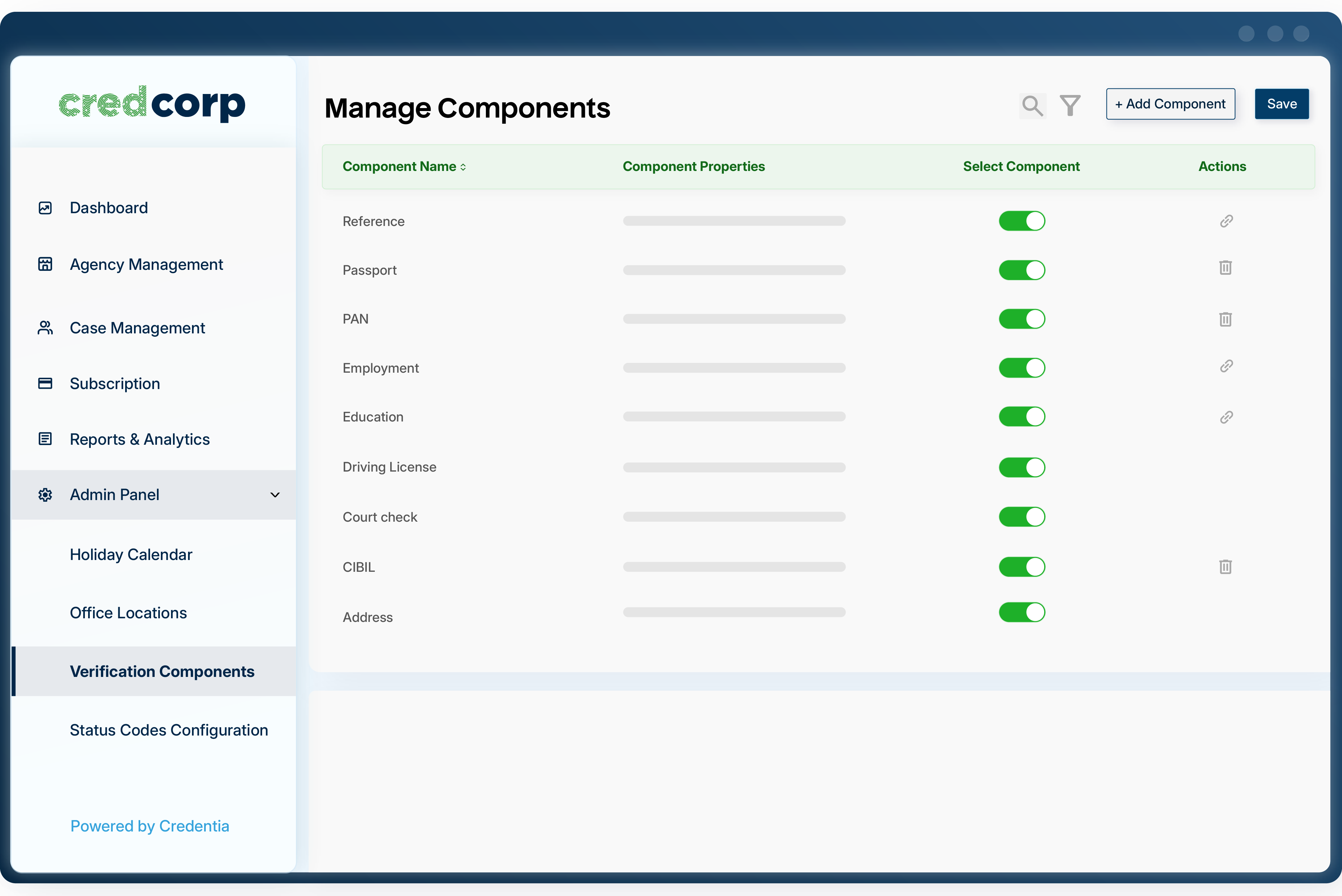 Replicating Contract Data Linked to The Agency with CredCorp